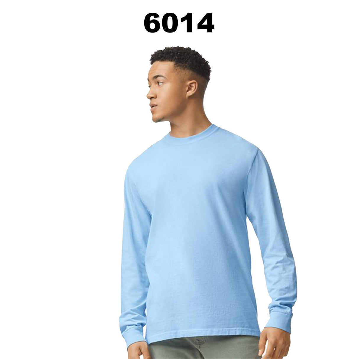 Comfort Colors® Garment-Dyed Heavyweight Crewneck Long Sleeve T-Shirt