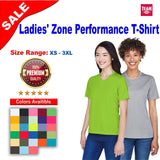Team 365® Ladies Zone Performance V-Neck Short Sleeve T-Shirt