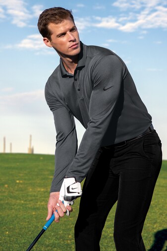 Nike® Dri-FIT Micro Pique 2.0 Long Sleeve Polo