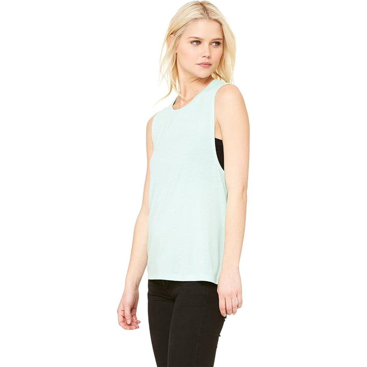 BELLA + CANVAS® Women's Flowy Scoop Muscle Tank - 8803