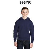 JERZEES® NuBlend Youth Hooded Long Sleeve Sweatshirt
