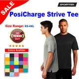 Sport-Tek® PosiCharge Strive Short Sleeve Crew Neck Tee