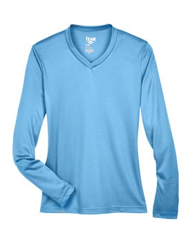 Team 365® V Neck Ladies Zone Performance Long Sleeve T-Shirt