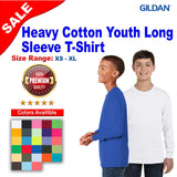 Gildan® Heavy Cotton Youth Crew-Neck Long Sleeve T-Shirt