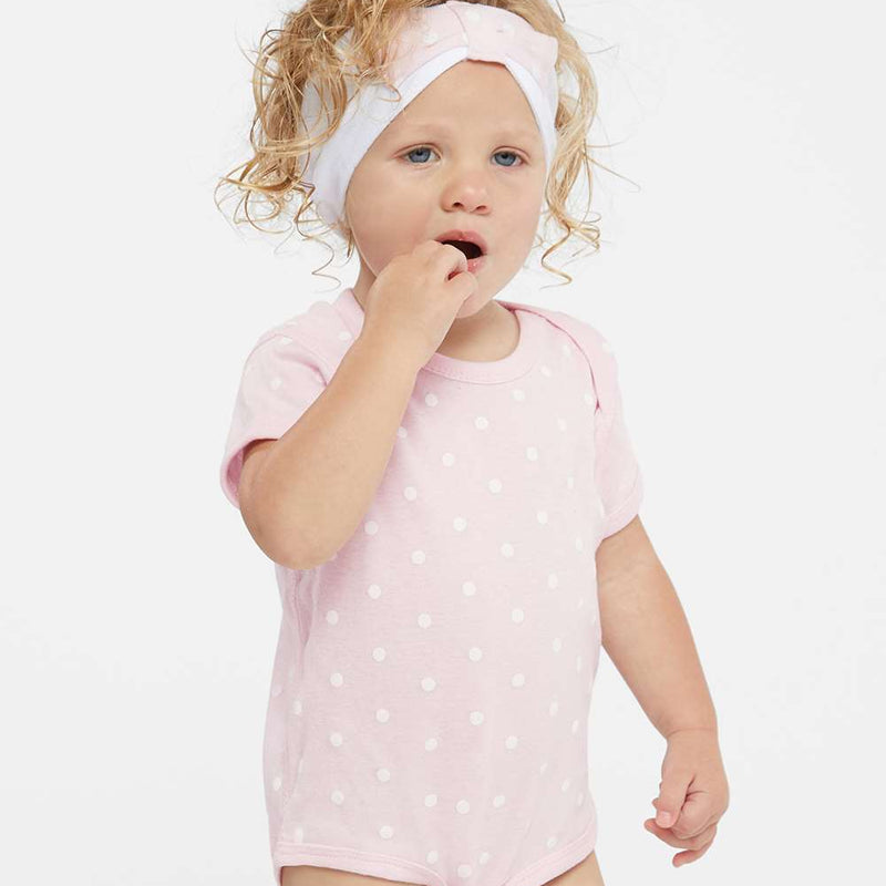 RADYAN® Infant Baby Rib Short Sleeve Bodysuit