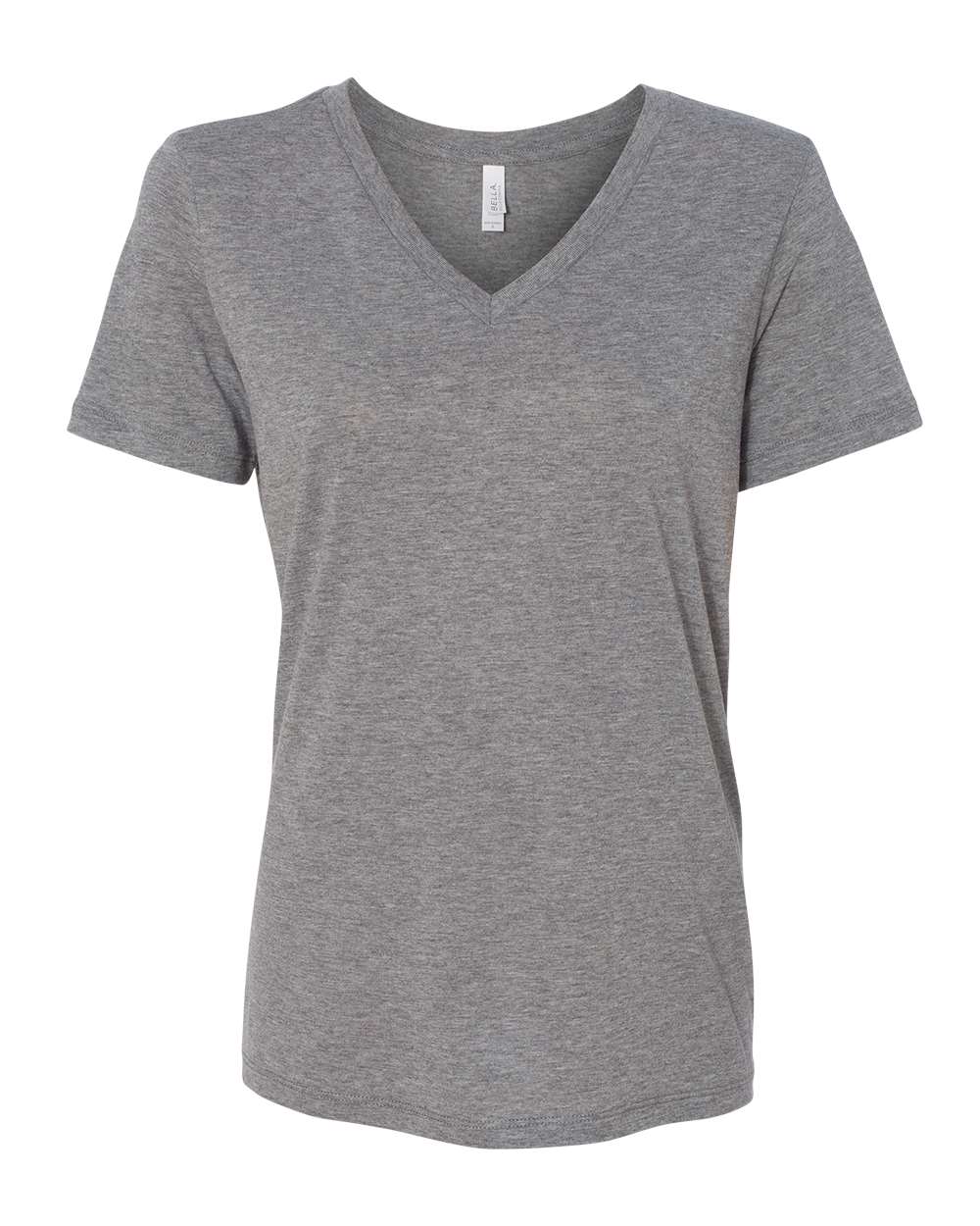 BELLA + CANVAS® Women's Relaxed Triblend Short Sleeve V-Neck Tee