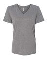 BELLA + CANVAS® Women's Relaxed Triblend Short Sleeve V-Neck Tee
