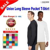 Bayside® Union Made Long Sleeve Pocket T-Shirt
