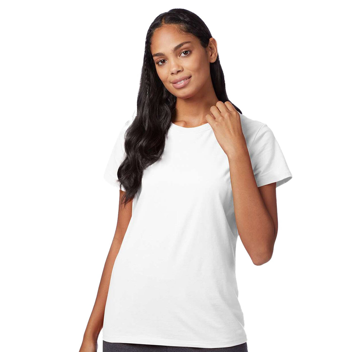 Hanes® Perfect-T Women’s Crewneck Short Sleeve T-Shirt