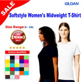 Gildan® Softstyle Women's Short Sleeve Midweight CrewNeck T-Shirt