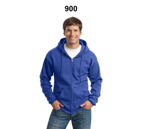 Bayside® USA-Made Full-Zip Hooded Sweatshirt