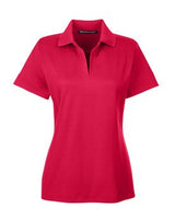 Devon & Jones® CrownLux Performance Ladies Plaited Polo