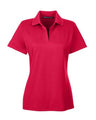 Devon & Jones® CrownLux Performance Ladies Plaited Polo