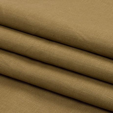 Famous Australian Designer Khaki Medium Weight Linen Woven with White Fused Backing