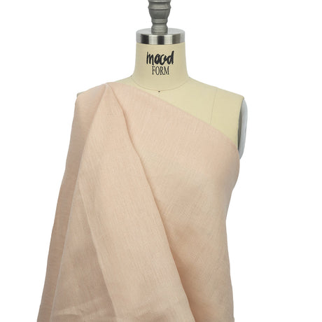 Famous Australian Designer Shell Pink Medium Weight Linen Woven