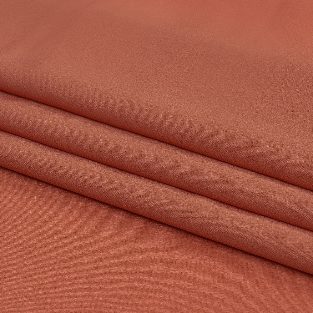 Famous Australian Designer Rosewood Polyester Crepe de Chine