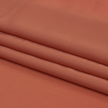 Famous Australian Designer Rosewood Polyester Crepe de Chine