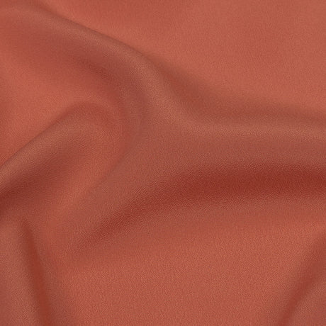 Famous Australian Designer Rosewood Polyester Crepe de Chine