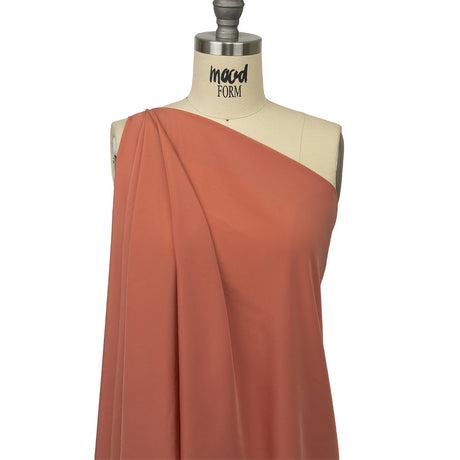Famous Australian Designer Rosewood Polyester Crepe de Chine