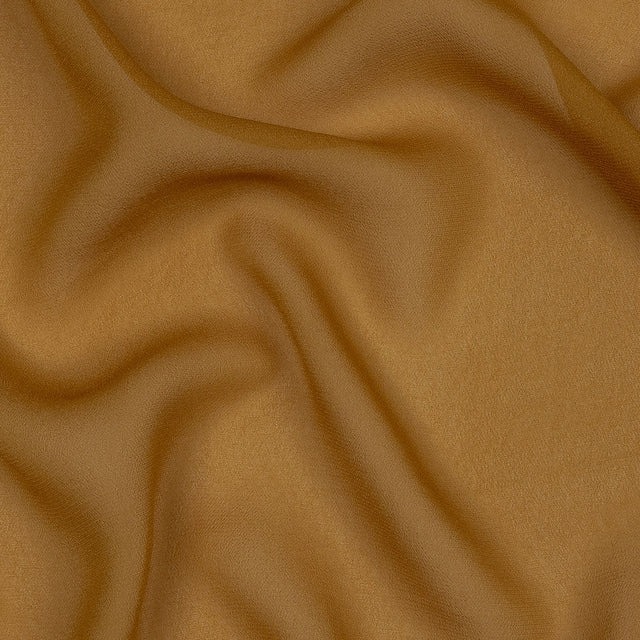 Famous Australian Designer Butterscotch Viscose Georgette Lining
