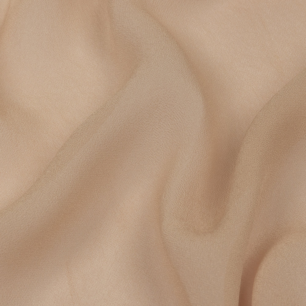 Famous Australian Designer Dusty Peach Viscose Georgette