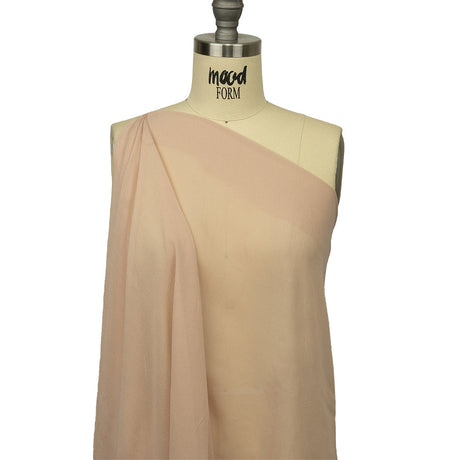 Famous Australian Designer Dusty Peach Viscose Georgette