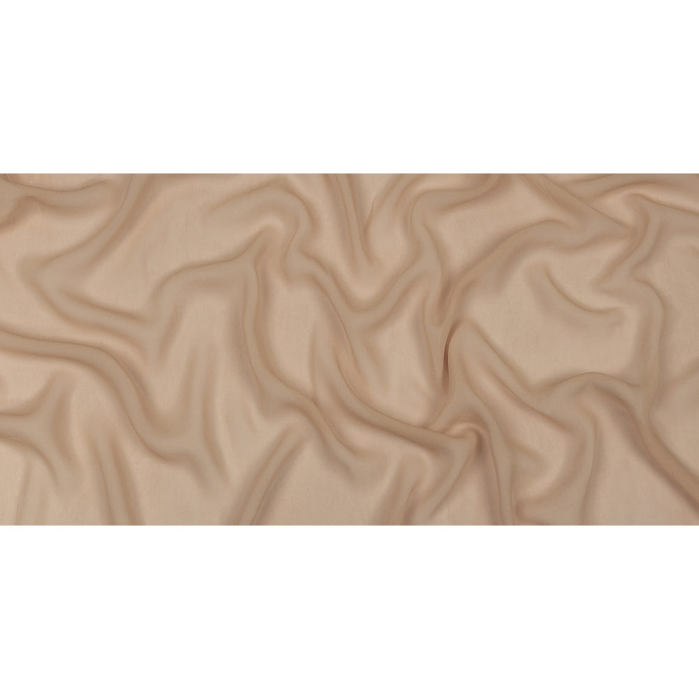Famous Australian Designer Dusty Peach Viscose Georgette