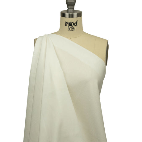 Famous Australian Designer Snow White Cotton Pique