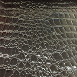 Faux Crocodile Vinyl Fabric - Crocodile Embossed, 54" Width (1 Yard)