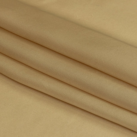Famous Australian Designer Champagne Satin Faced Silk Chiffon