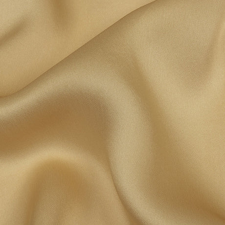 Famous Australian Designer Champagne Satin Faced Silk Chiffon