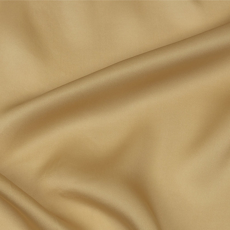 Famous Australian Designer Champagne Satin Faced Silk Chiffon