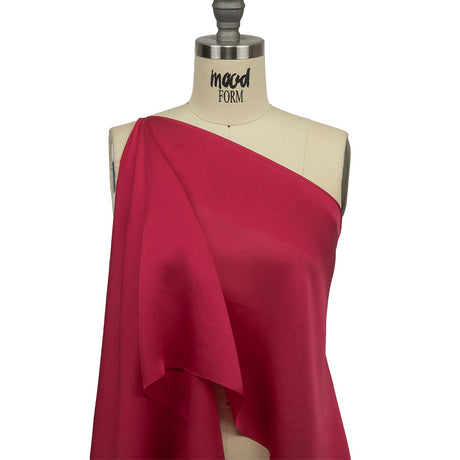 Satin-Faced Silk Chiffon - Hot Pink - Famous Australian Designer