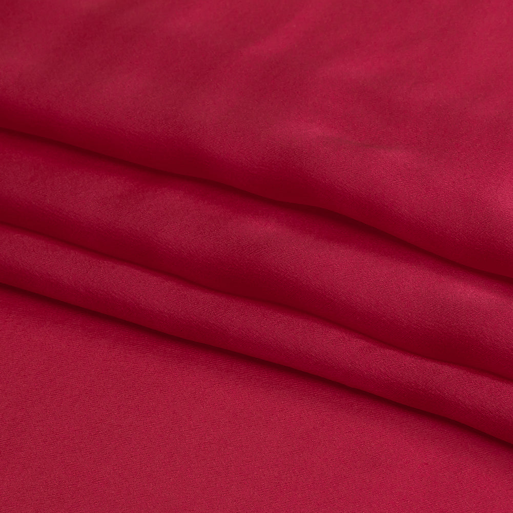 Satin-Faced Silk Chiffon - Hot Pink - Famous Australian Designer