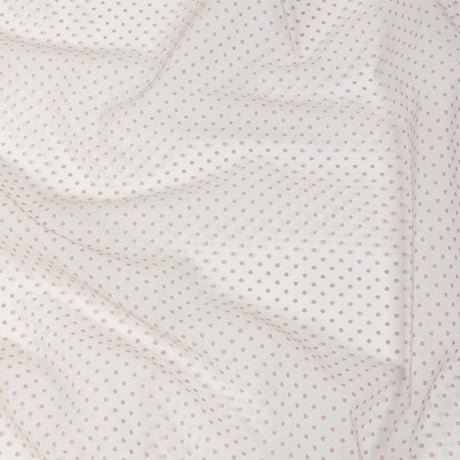 Famous Australian Designer Ballet Pink Flocked Polka Dots Point D'esprit