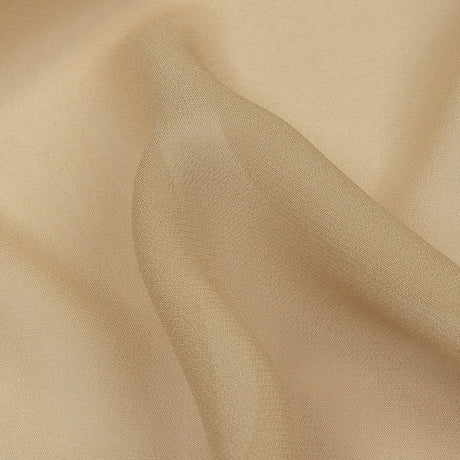 Famous Australian Designer Irish Cream Viscose Georgette