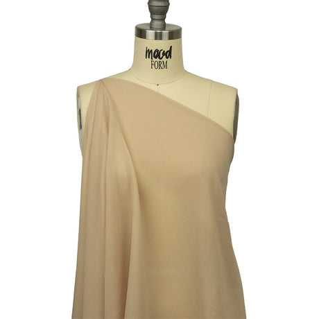 Famous Australian Designer Irish Cream Viscose Georgette