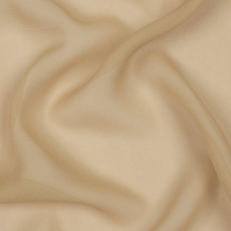 Famous Australian Designer Irish Cream Viscose Georgette