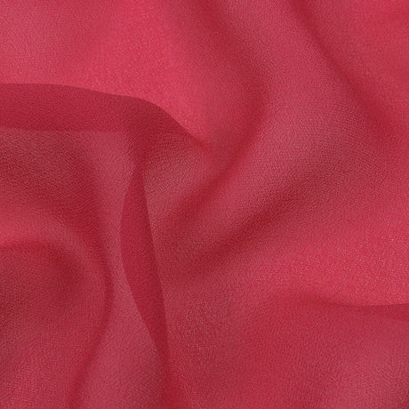 Famous Australian Designer Magenta Viscose Georgette