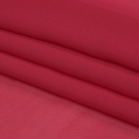 Famous Australian Designer Magenta Viscose Georgette