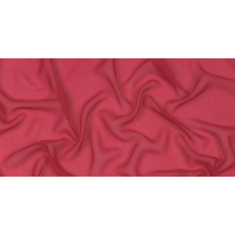 Famous Australian Designer Magenta Viscose Georgette