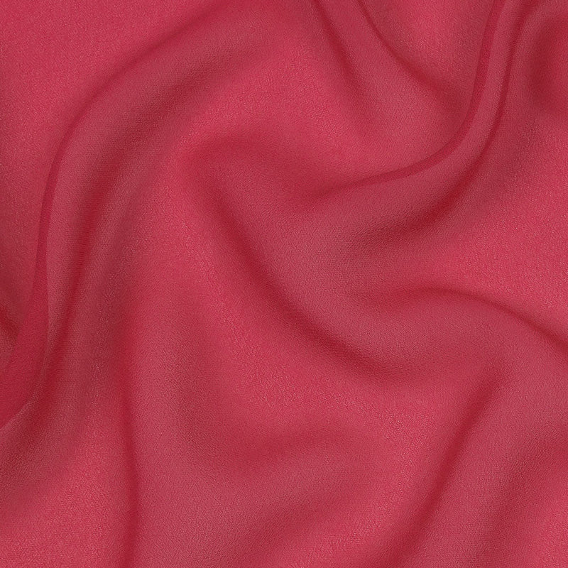 Famous Australian Designer Magenta Viscose Georgette