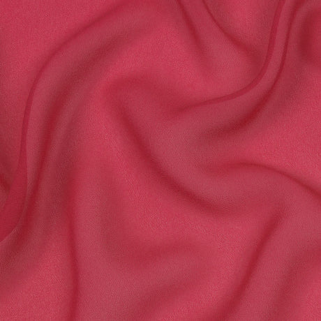 Famous Australian Designer Magenta Viscose Georgette