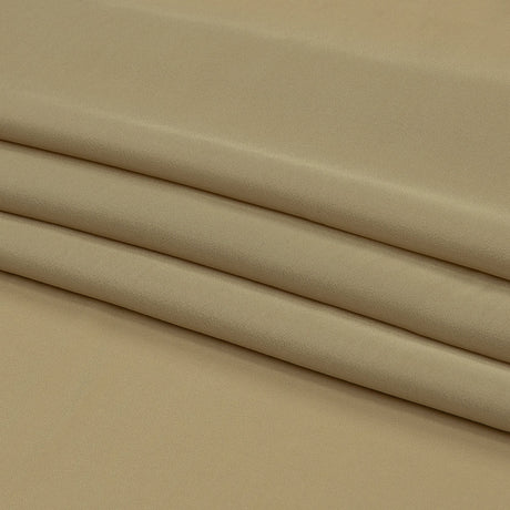 Famous Australian Designer Beige Viscose Crepe de Chine Lining