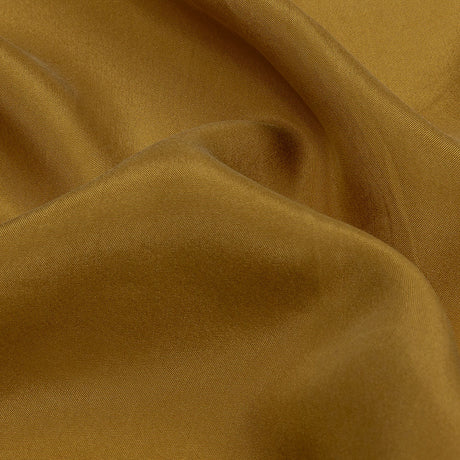 Famous Australian Designer Mustard Washed Silk Habotai