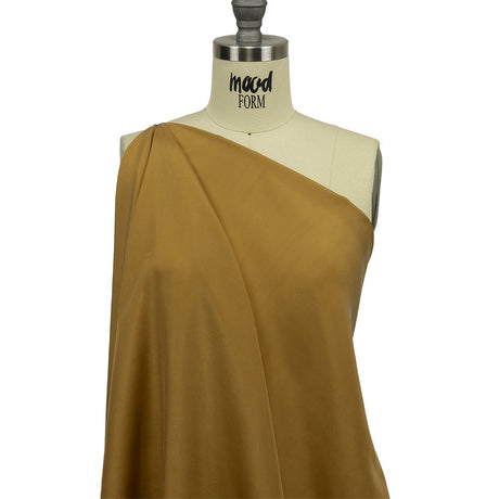 Famous Australian Designer Mustard Washed Silk Habotai