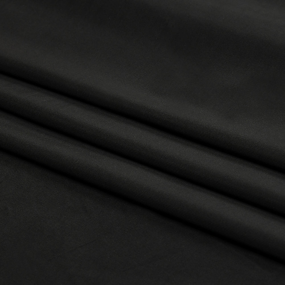 Famous Australian Designer Black Onyx Stretch Polyester Jersey