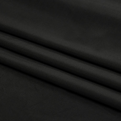 Famous Australian Designer Black Onyx Stretch Polyester Jersey