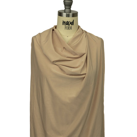 Famous Australian Designer Nude Stretch Polyester Jersey