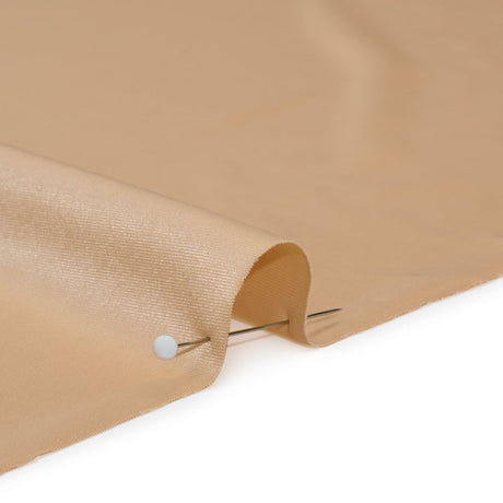 Stretch Polyester Jersey - Beige - Famous Australian Designer Deadstock